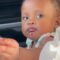 Annoyed baby girl wants water instead of berries | Adorable