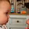 Aunt shocked as baby girl goes for eye poke instead of boop on nose | Adorable