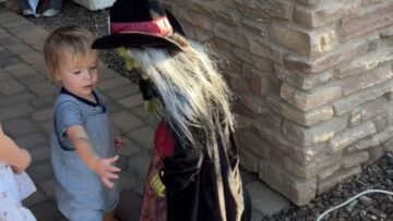 Fearless-toddler-pushes-over-Halloween-witch-in-frustration-Adorable.jpg