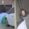 Adorable Inflatable Snowman Soars in Wind | Cute